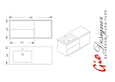 GIO Designer Bathroom Furniture